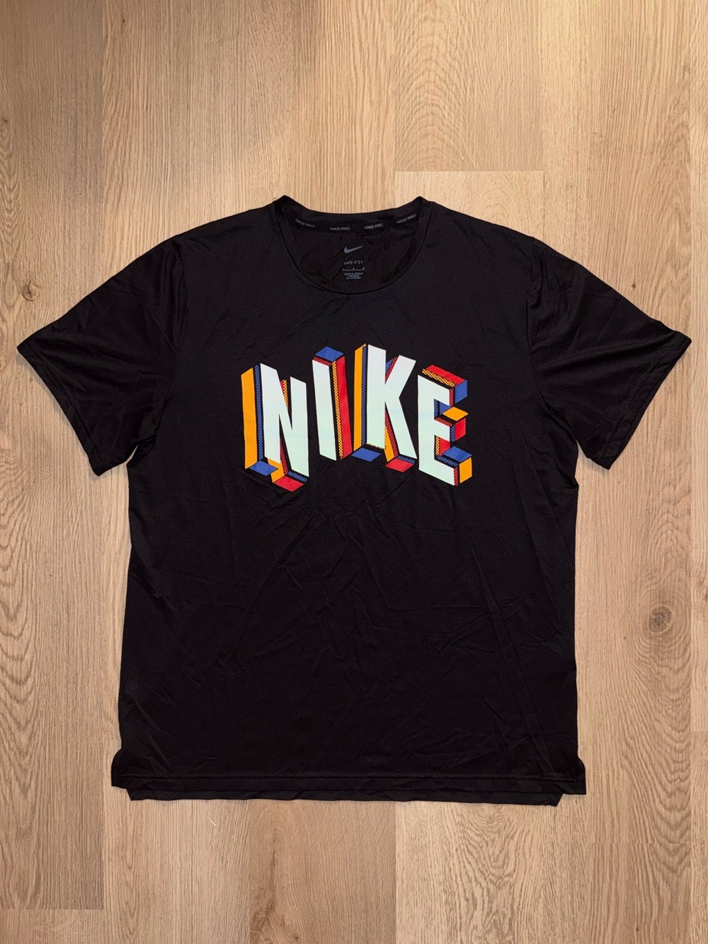 Nike Pro Dri-Fit Block Letter Tee